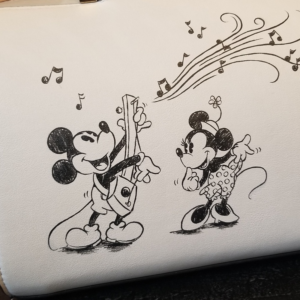 HOST PICK!!  Mouse and Music Hand Painted purse - Picture 6 of 8